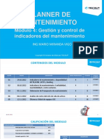 Sesión 1. Gestión y Control de Indicadores de Mantenimiento Octubre 2022