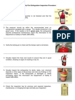 Fire Extinguisher Inspection Procedure