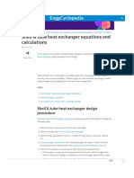 WWW Enggcyclopedia Com 2019 05 Shell Tube Heat Exchanger Equations