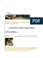 Learn How To Make Counter Strike (CS) 1.6 Map .... !: Win !win ! Original Counter Strike Game..You Choose