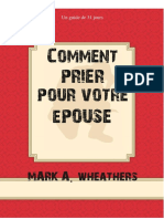 Comment Prier Pour Votre Épouse - Mark A Weathers