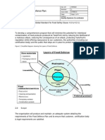 PRM020 Food Defence Plan