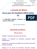 Cours Economie Du Maroc2022 CH 1