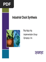 Clock Tree Synthesis (CTS)