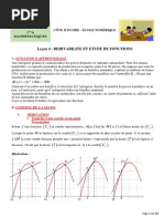 1A-Maths Leçon-04 DERIVABILITE ET ETUDE DE FONCTIONS