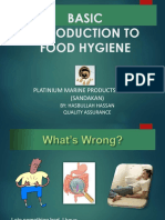 Basic Introduction To Food Hygiene