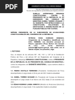 DC Contra Castillo y Gabinete Torres - Docx (R)