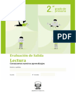 Evaluación de Salida-lectura-2022-SEGUNDO GRADO