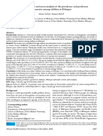 A Systematic Review and Meta-Analysis of The Prevalence and Predictors of Anemia Among Children in Ethiopia