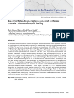 Kaloper - Zivalj - Medic - Experimental and Numerical Assessment of Reinforced Concrete Column Under Cyclic Loading - CroCEE