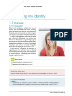 Topic 1 - Developing My Identity