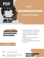 The World Within: Intrapersonal Intelligence