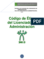 Codigo de Etica Conla 2015