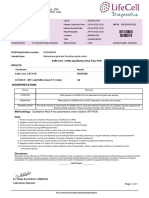 Sars-Cov-2 Rna Qualitative Real Time PCR Results: Positive 16 Interpretation