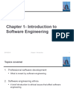 Chapter 1 - Introduction To Software Engineering