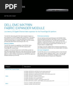 Dell EMCNetworking MX7116 N Spec Sheet