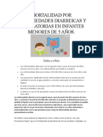 Mortalidad Por Enfermedades Diarreicas y Respiratorias en Infantes Menores de 5 Años