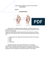 Osteoarthritis Essay