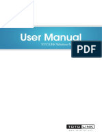 User Manual TOTOLINK Reuter