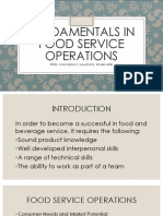 01 Introduction To Food Service Operations