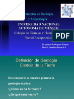 Principios de Geología y Mineralogía