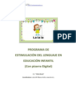 Programa de Estimulacion Del Lenguaje