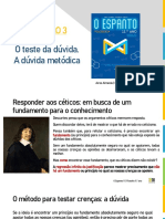 3 A Dúvida Metódica