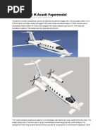 Piaggio P180 M Avanti Papermodel