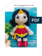 Mujer Maravilla PDF Amigurumi Patron Gratis