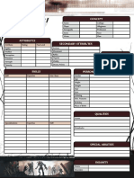 CthulhuTech - Character Sheet Color