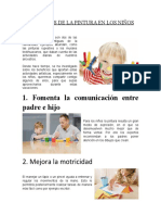 7 Beneficios de La Pintura en Los Niños