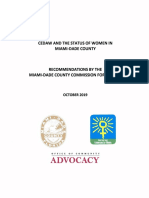 Miami-Dade CFW - CEDAW Policy Recommendations Report 2019