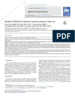 Iatrogenic Withdrawal Syndrome in Specialty Pediatric Critical Care