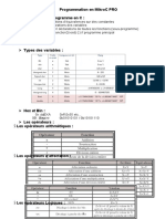 Programmation en MikroC PRO