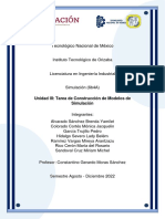 Unidad III - Tarea de Construcción de Modelos de Simulación