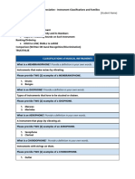 Study Guide For Music Appreciation - Instrument Classifications and Families