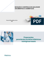 Tecnologia, Inovação E Controle de Qualidade de Medicamentos E Cosméticos