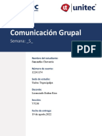 Forma de Comunicacion Grupal Semana 5 Comu Oral