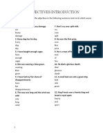 2.1 Adjectives Introduction