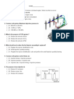 Common Rail System Quiz