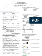 4th Quarter Test in G9 22