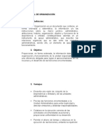 El Manual de Organización y Funciones