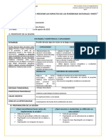 4° Sesión - Escribimos Acciones para Prevenir Los Impactos de Los Fenómenos Naturales I Parte - Comunicación