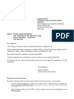 Rejection Decision Information Letter