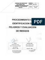 Procedimiento de Identificacion de Peligros y Evaluacion de Riesgos