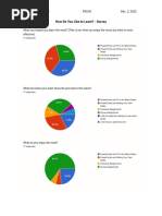 How Do You Like To Learn Survey Responses