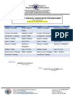 Skeletal Schedule