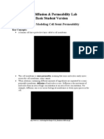 Cell Diffusion & Permeability - Basic Version