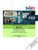 Powerpoint Interface Learning Competency:: Self-Learning Package in