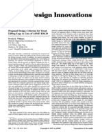 Proposed Design Criterion For Vessel Lifting Lugs in Lieu of ASME B30.20